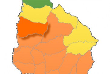 Alerta naranja para Paysandú y 13 departamentos más emitió el Inumet