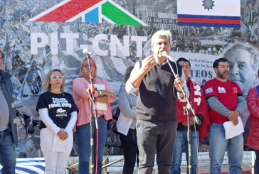 Se cumplió en Paysandú el acto del «Día de los Trabajadores» organizado por el PIT-CNT